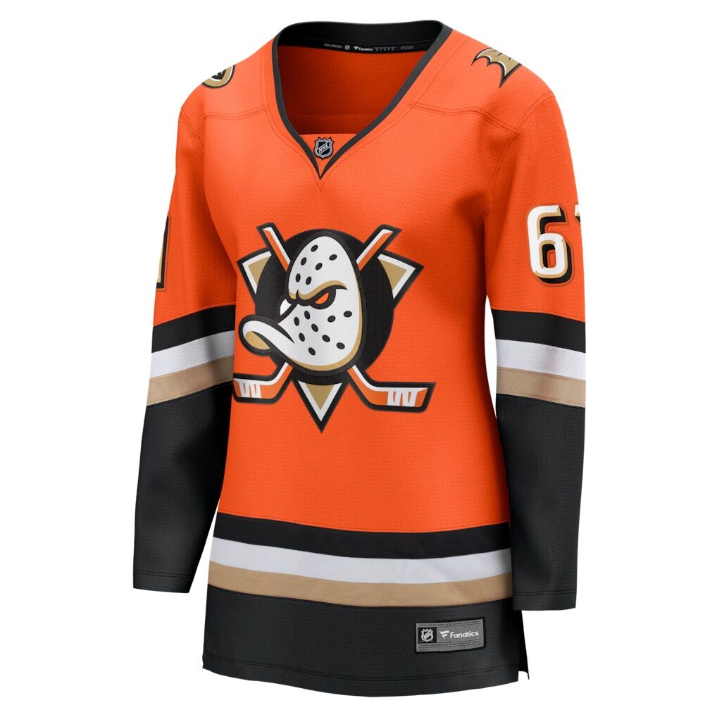 Cutter Gauthier Anaheim Ducks Fashion7 Women's Home Breakaway Jersey