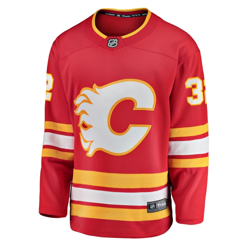 Dustin Wolf Calgary Flames Fashion7 Home Breakaway Jersey