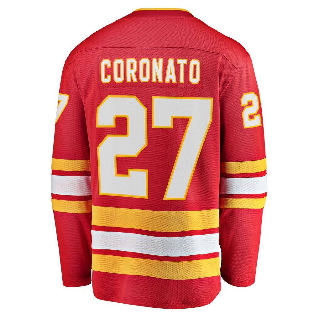 Matt Coronato Calgary Flames Fashion7 Home Breakaway Jersey