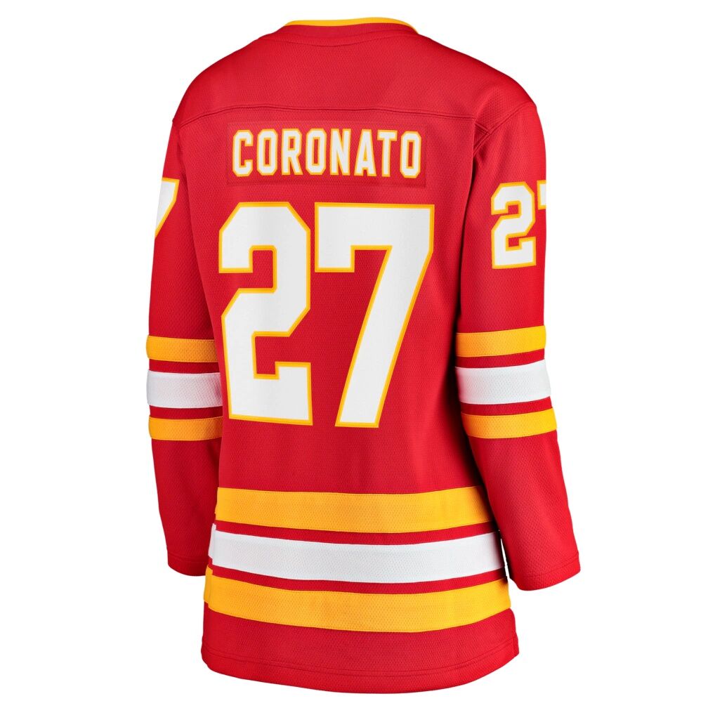 Matt Coronato Calgary Flames Fashion7 Women's Home Breakaway Jersey