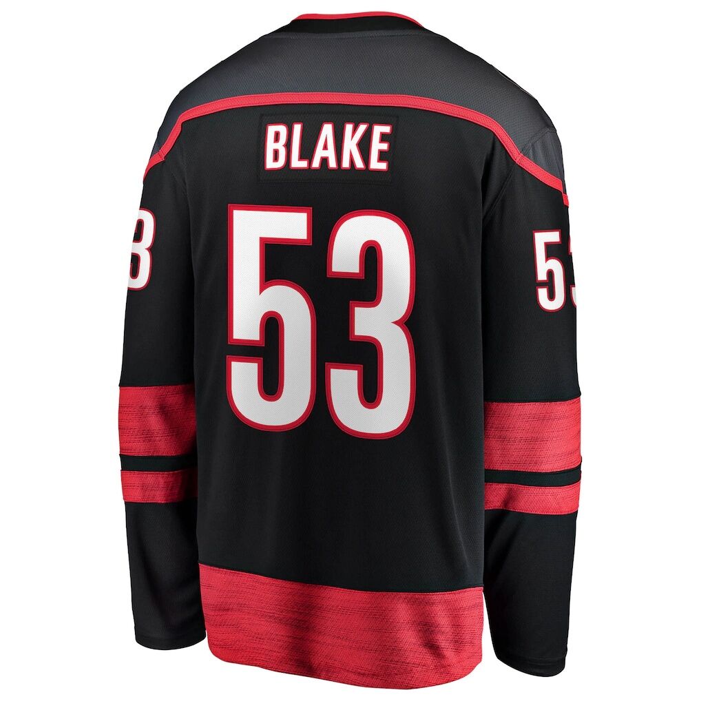 Jackson Blake Carolina Hurricanes Fashion7 Home Breakaway Jersey