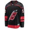 Jackson Blake Carolina Hurricanes Fashion7 Home Breakaway Jersey - Black - Side View