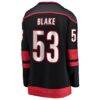 Jackson Blake Carolina Hurricanes Fashion7 Women's Home Breakaway Jersey - Black - Detail View