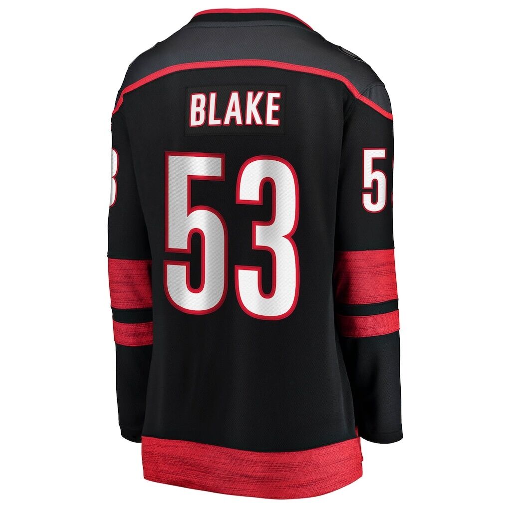 Jackson Blake Carolina Hurricanes Fashion7 Women's Home Breakaway Jersey