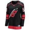 Jackson Blake Carolina Hurricanes Fashion7 Women's Home Breakaway Jersey - Black - Side View