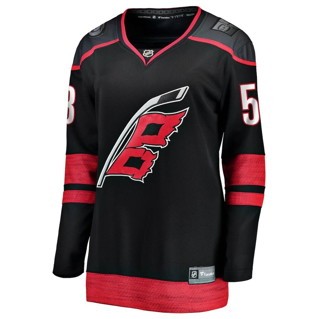 Jackson Blake Carolina Hurricanes Fashion7 Women's Home Breakaway Jersey