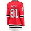 Frank Nazar Chicago Blackhawks Fashion7 Women's Home Breakaway Jersey - Red - Detail View