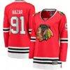 Frank Nazar Chicago Blackhawks Fashion7 Women's Home Breakaway Jersey - Red - Front View