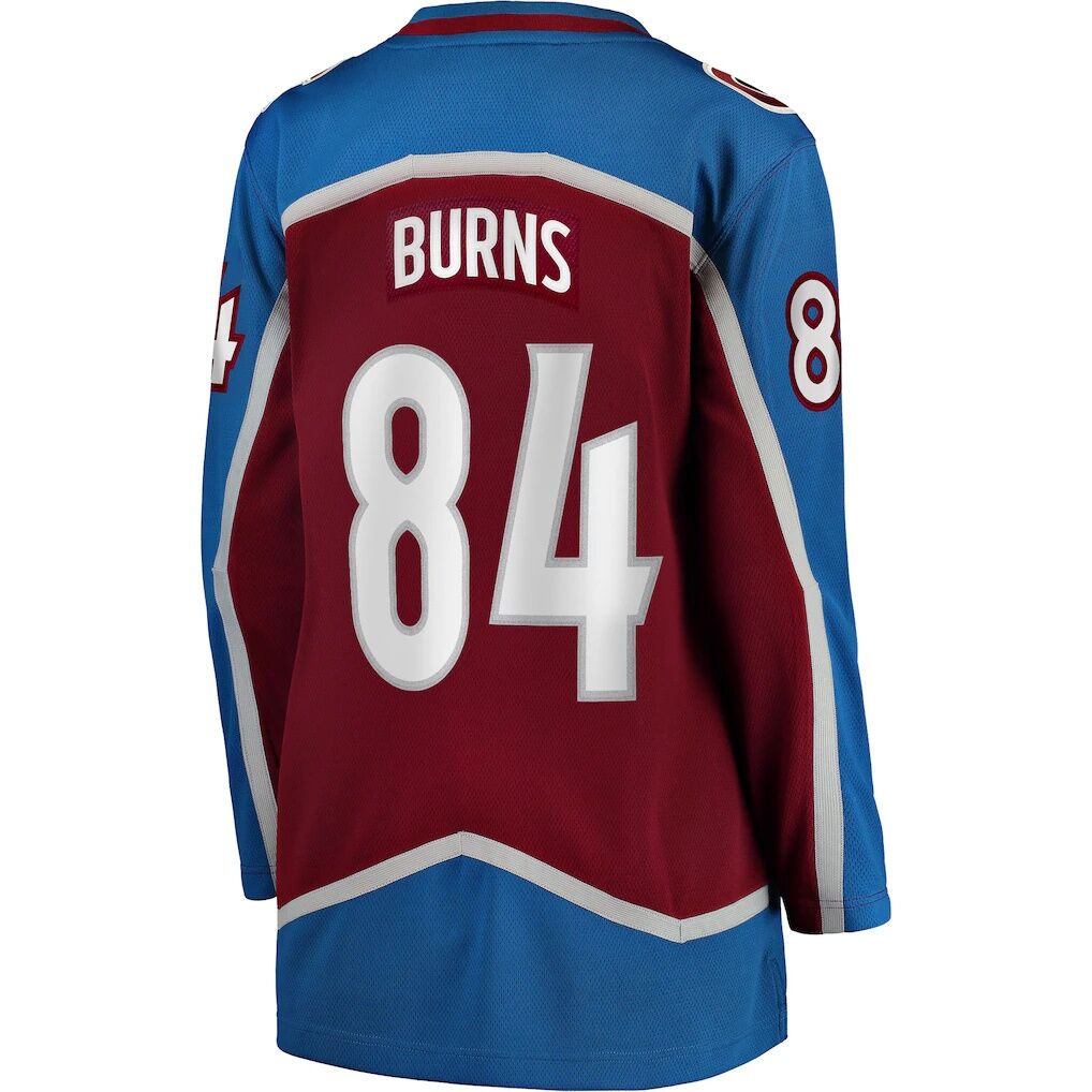 Brent Burns Colorado Avalanche Fashion7 Women's Home Breakaway Jersey - Burgundy