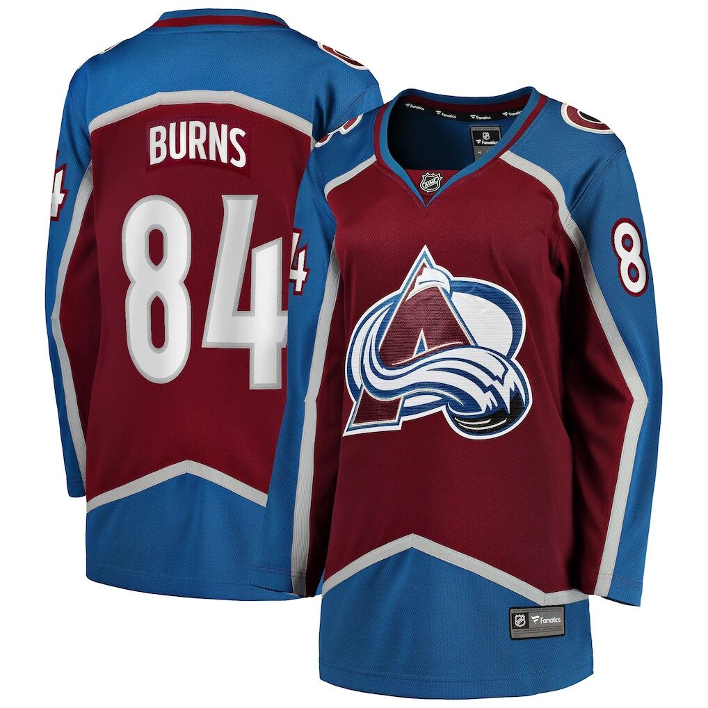 Brent Burns Colorado Avalanche Fashion7 Women's Home Breakaway Jersey - Burgundy