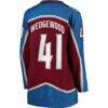 Scott Wedgewood Colorado Avalanche Fashion7 Women's Home Breakaway Jersey - - Detail View