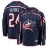 Mathieu Olivier Columbus Blue Jackets Fashion7 Home Breakaway Jersey - Navy - Front View