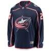 Mathieu Olivier Columbus Blue Jackets Fashion7 Home Breakaway Jersey - Navy - Side View