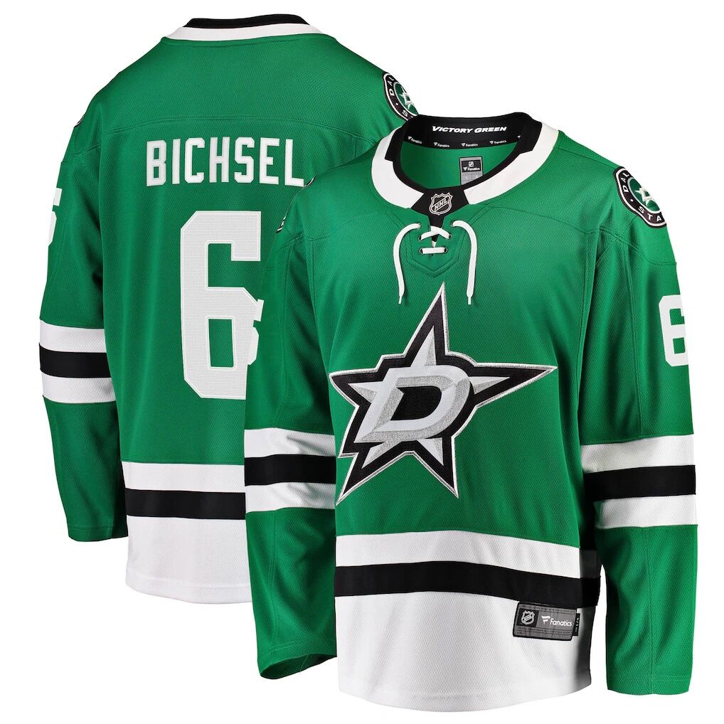 Lian Bichsel Dallas Stars Fashion7 Home Breakaway Jersey - Kelly Green