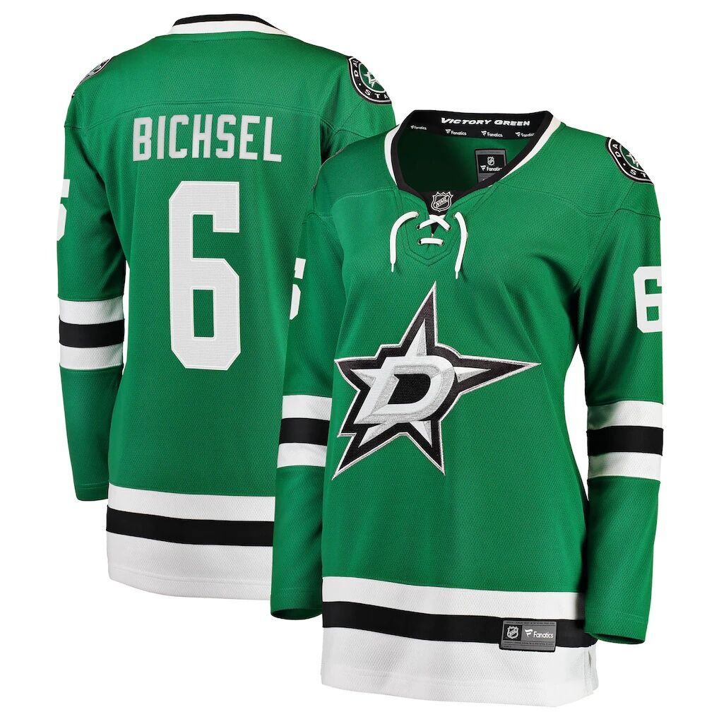 Lian Bichsel Dallas Stars Fashion7 Women's Home Breakaway Jersey - Kelly Green