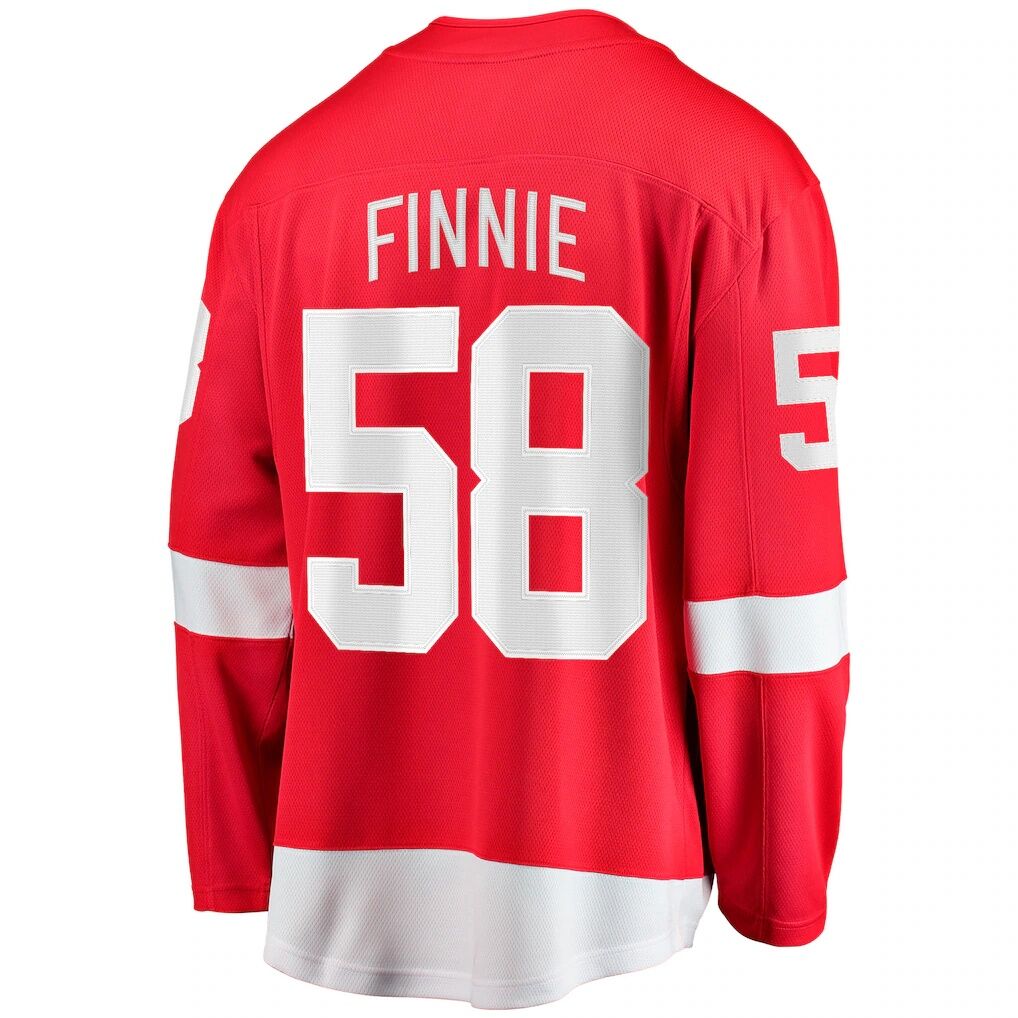 Emmitt Finnie Detroit Red Wings Fashion7 Home Breakaway Jersey
