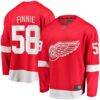 Emmitt Finnie Detroit Red Wings Fashion7 Home Breakaway Jersey - Red - Front View