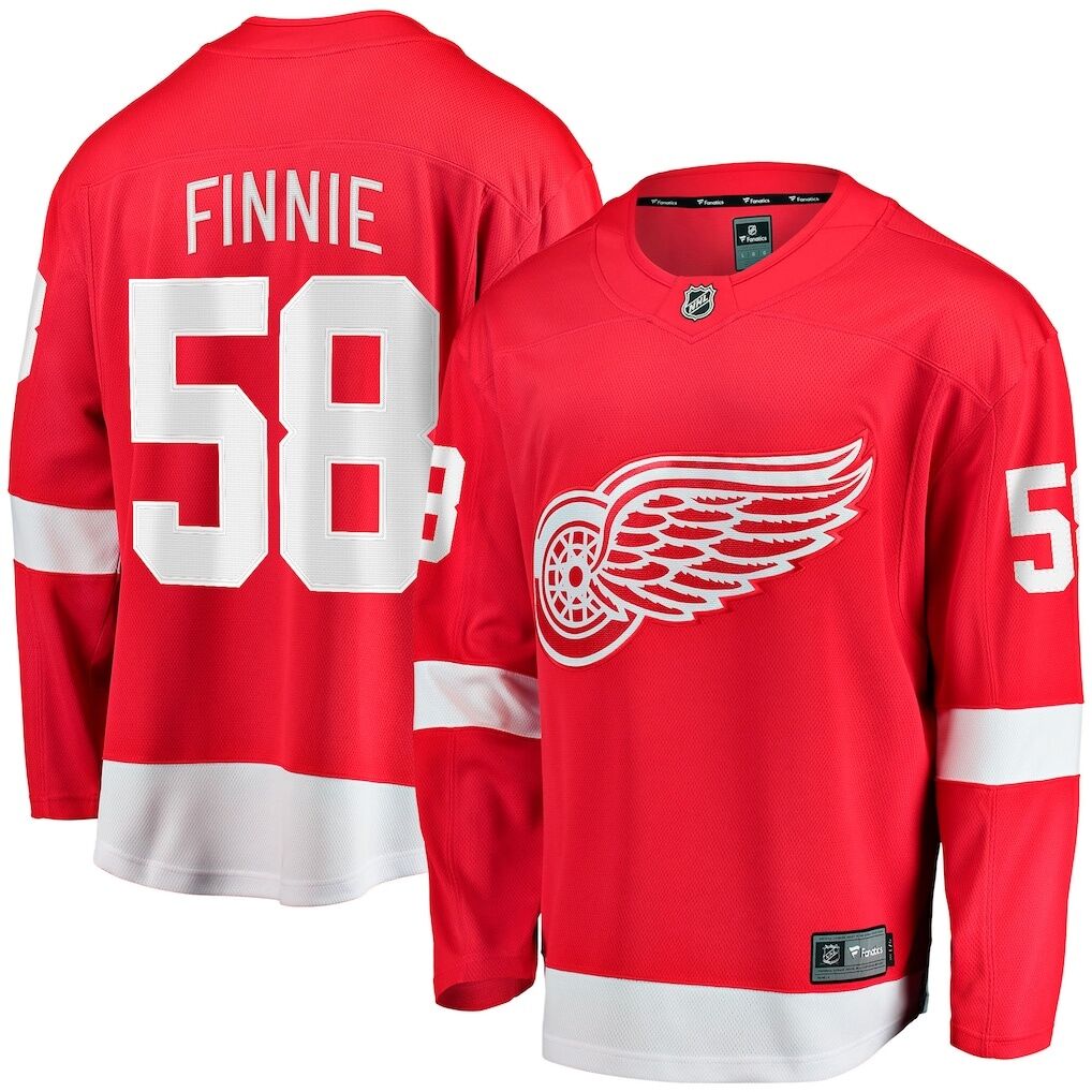 Emmitt Finnie Detroit Red Wings Fashion7 Home Breakaway Jersey