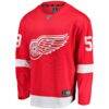 Emmitt Finnie Detroit Red Wings Fashion7 Home Breakaway Jersey - Red - Side View