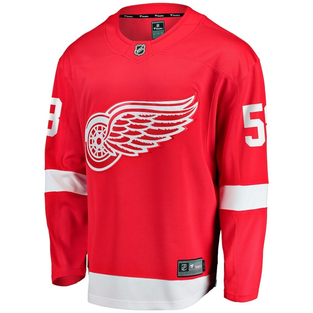 Emmitt Finnie Detroit Red Wings Fashion7 Home Breakaway Jersey