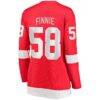 Emmitt Finnie Detroit Red Wings Fashion7 Women's Home Breakaway Jersey - Red - Detail View