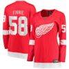 Emmitt Finnie Detroit Red Wings Fashion7 Women's Home Breakaway Jersey - Red - Front View