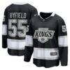 Quinton Byfield Los Angeles Kings Fashion7 Home Breakaway Jersey - Black - Front View