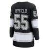 Quinton Byfield Los Angeles Kings Fashion7 Women's Home Breakaway Jersey - Black - Detail View