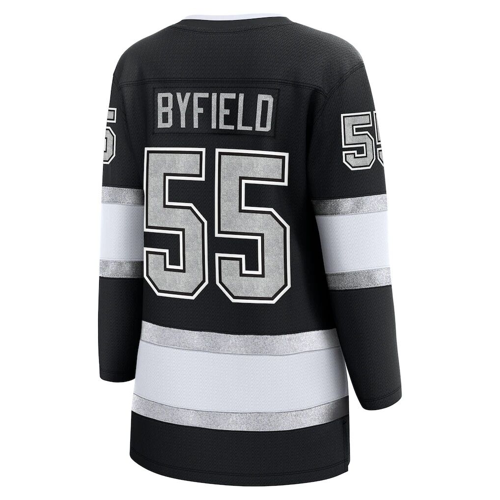 Quinton Byfield Los Angeles Kings Fashion7 Women's Home Breakaway Jersey