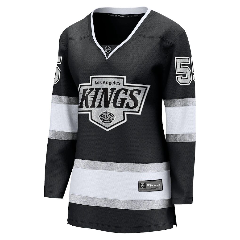 Quinton Byfield Los Angeles Kings Fashion7 Women's Home Breakaway Jersey