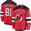 Arseny Gritsyuk New Jersey Devils Fashion7 Home Breakaway Jersey - Red - Front View