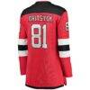 Arseny Gritsyuk New Jersey Devils Fashion7 Women's Home Breakaway Jersey - Red - Detail View