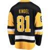 Ben Kindel Pittsburgh Penguins Fashion7 Home Breakaway Jersey - Black - Detail View