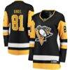 Ben Kindel Pittsburgh Penguins Fashion7 Women's Home Breakaway Jersey - Black - Front View
