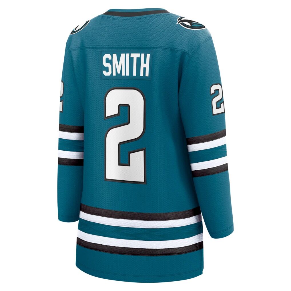 Will Smith San Jose Sharks Fashion7 Women's Home Breakaway Jersey