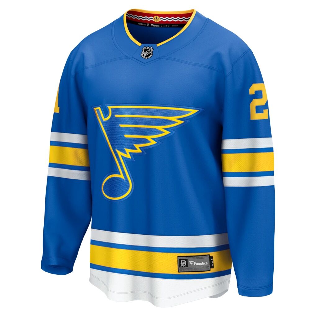 Jimmy Snuggerud St. Louis Blues Fashion7 Home Breakaway Jersey