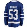 Easton Cowan Toronto Maple Leafs Fashion7 Home Breakaway Jersey - Blue - Detail View