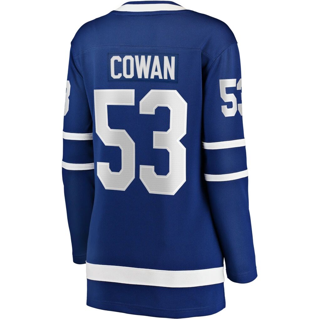 Easton Cowan Toronto Maple Leafs Indiana Women's Home Breakaway Jersey