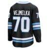 Karel Vejmelka Utah Mammoth Fashion7 Home Breakaway Jersey - Black - Detail View
