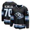 Karel Vejmelka Utah Mammoth Fashion7 Home Breakaway Jersey - Black - Front View