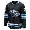 Karel Vejmelka Utah Mammoth Fashion7 Home Breakaway Jersey - Black - Side View