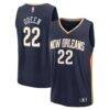 Derik Queen New Orleans Pelicans Fashion7 Fast Break Replica Jersey - Navy - Front View