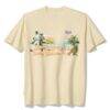 Tampa Bay Rays Tommy Bahama Sunset Slugger T-Shirt - Cream - Front View