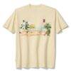 Boston Red Sox Tommy Bahama Sunset Slugger T-Shirt - Cream - Front View
