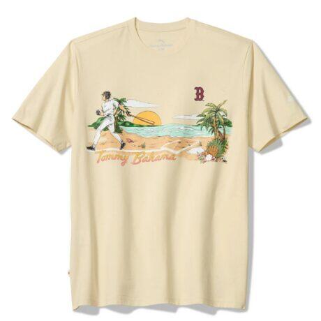 Boston Red Sox Tommy Bahama Sunset Slugger T-Shirt
