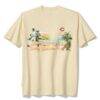 Cincinnati Reds Tommy Bahama Sunset Slugger T-Shirt - Cream - Front View