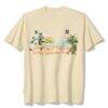 New York Yankees Tommy Bahama Sunset Slugger T-Shirt - Cream - Front View