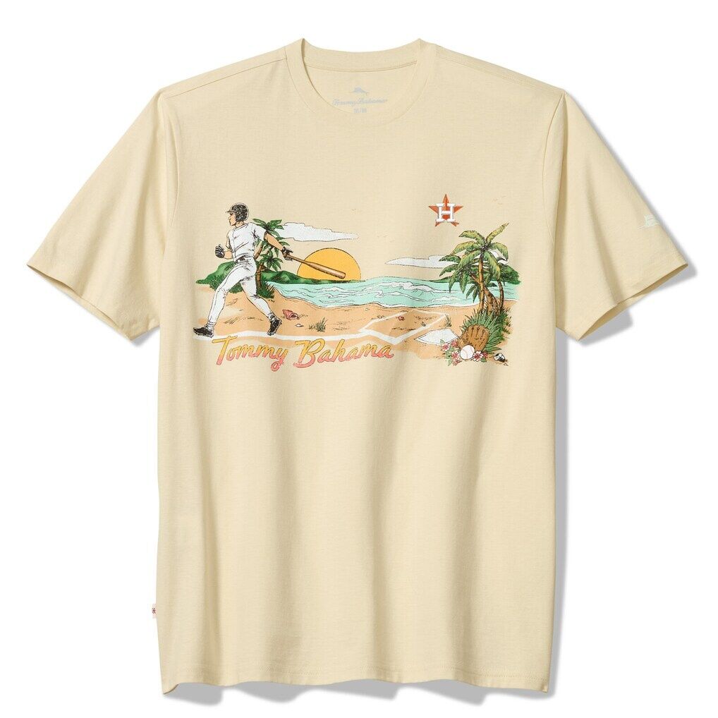 Houston Astros Tommy Bahama Sunset Slugger T-Shirt
