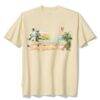 New York Mets Tommy Bahama Sunset Slugger T-Shirt - Cream - Front View