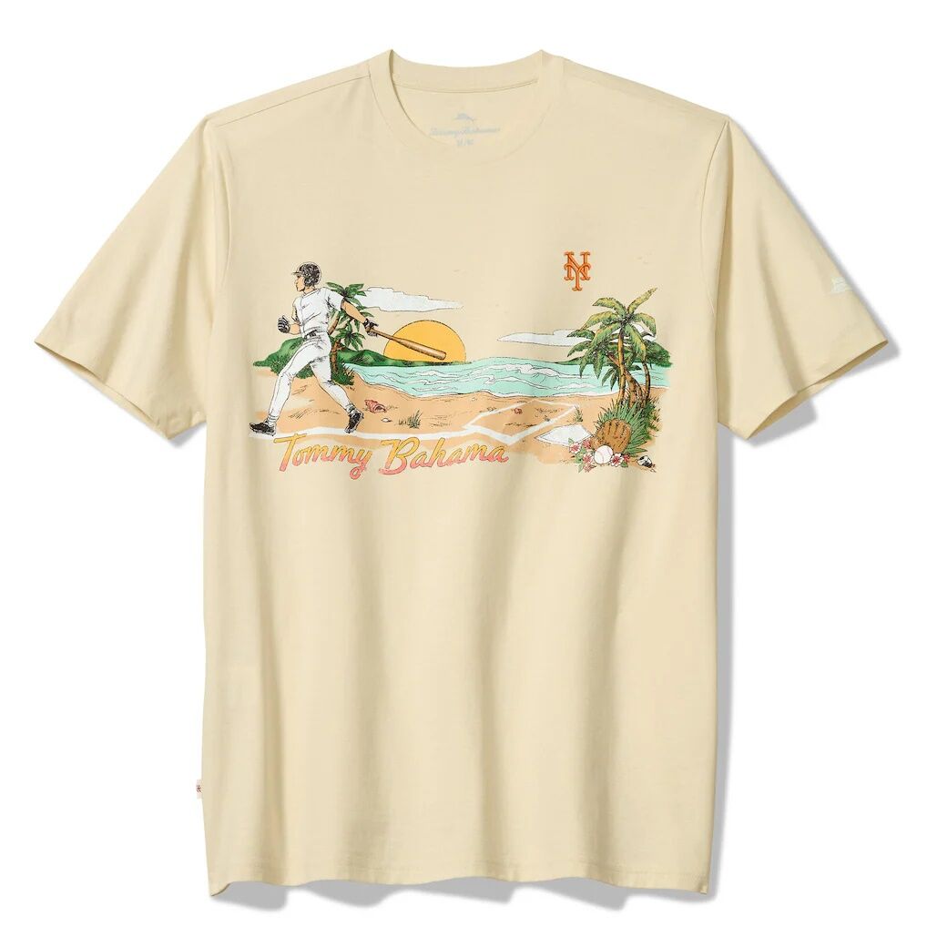 New York Mets Tommy Bahama Sunset Slugger T-Shirt